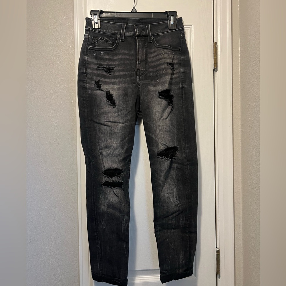 Buckle Black Distressed Skinny Jeans
